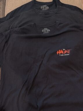 3 Black Graphic Dive Bar Short-Sleeve Tees